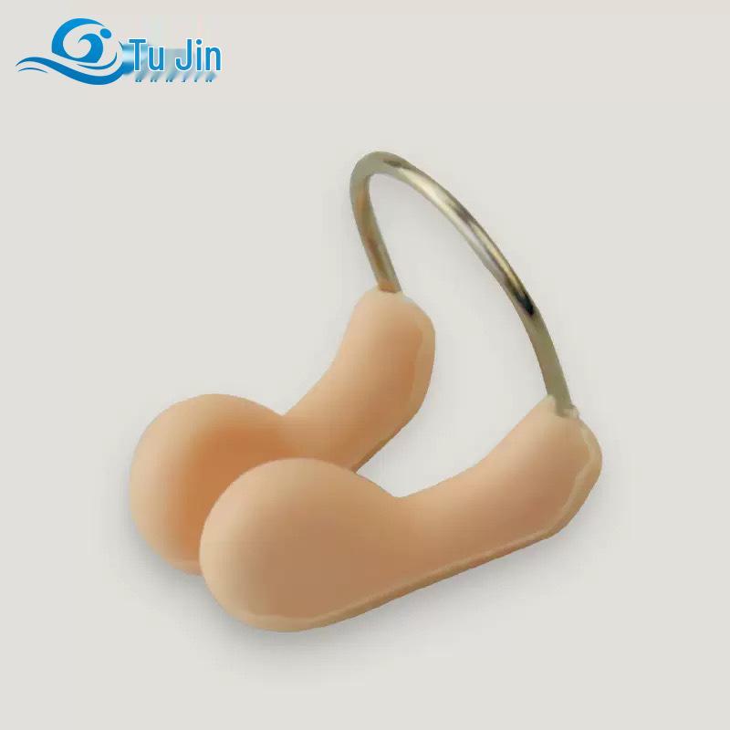 

Silicone Anti-Choking Nose Clip for Swimming - Adult & Child, Non-Slip, Stainless Steel.