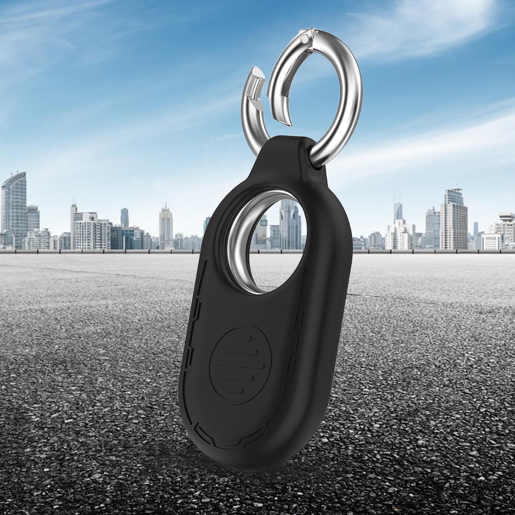 Silicone Case Locator Tracker Case Dustproof with Keychain Trackers Holder Shockproof Anti-Drop for Samsung Galaxy SmartTag 2