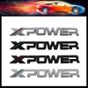 1Pc Car Styling X XPOWER Car Hood Fender Trunk Rear Bonnet Nameplate Decal Emblem Badge Sticker for 5 6 ZS EV GS 350 360 HS EZS