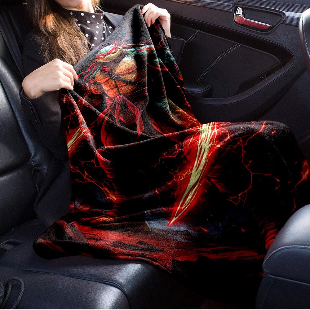 LeonardoThemed Flannel Blanket, Glam Style, Digital Print, All-Season Comfort,  ,for Cozy Plush Flannel Cover106