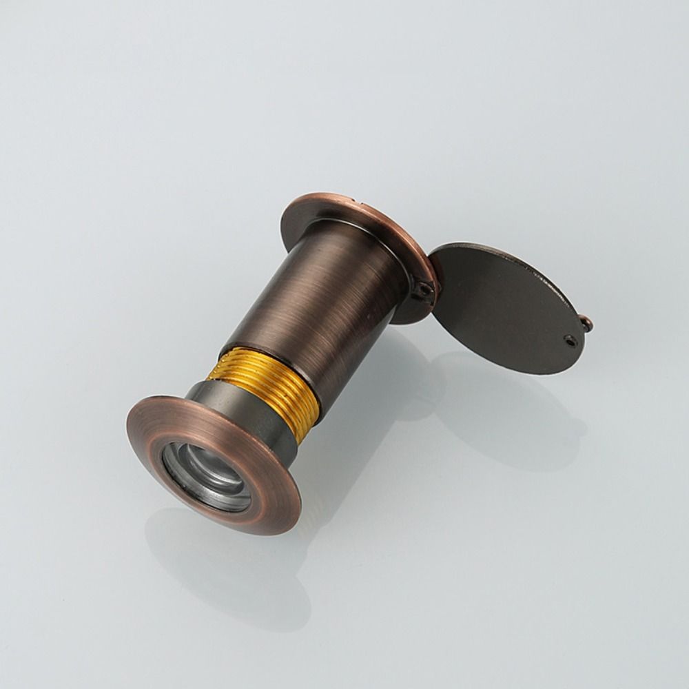 Anti-peeping HD Cat Eye Anti-pry Security Door Cat Eye with Cover HD Glass Lens Girl