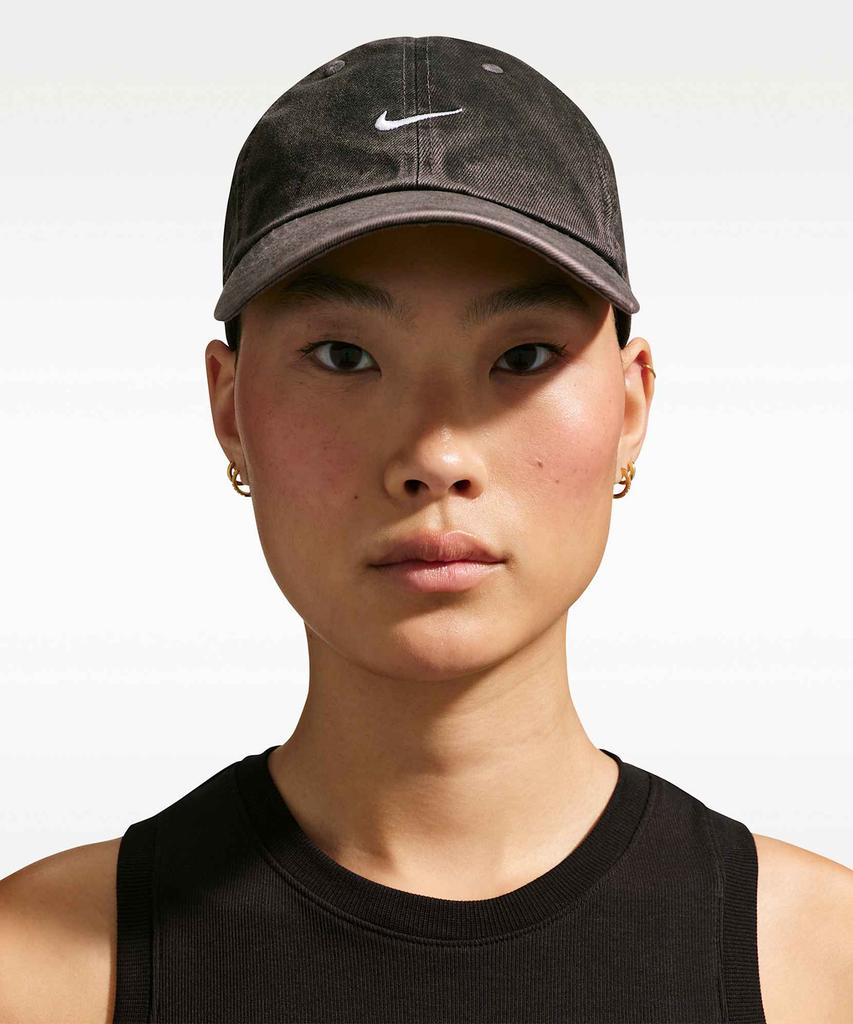 Nike Club Unstructured Denim Cap - Anthracite:White / Hf0383-060
