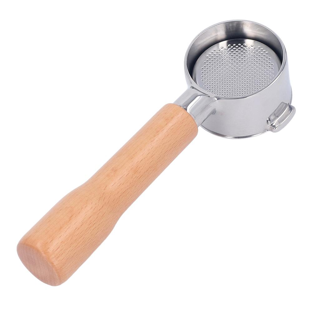 Silver Bottomless Portafilter Bottomless Coffee Handle for Delonghi ECO310 C1 For Delonghi ECO310