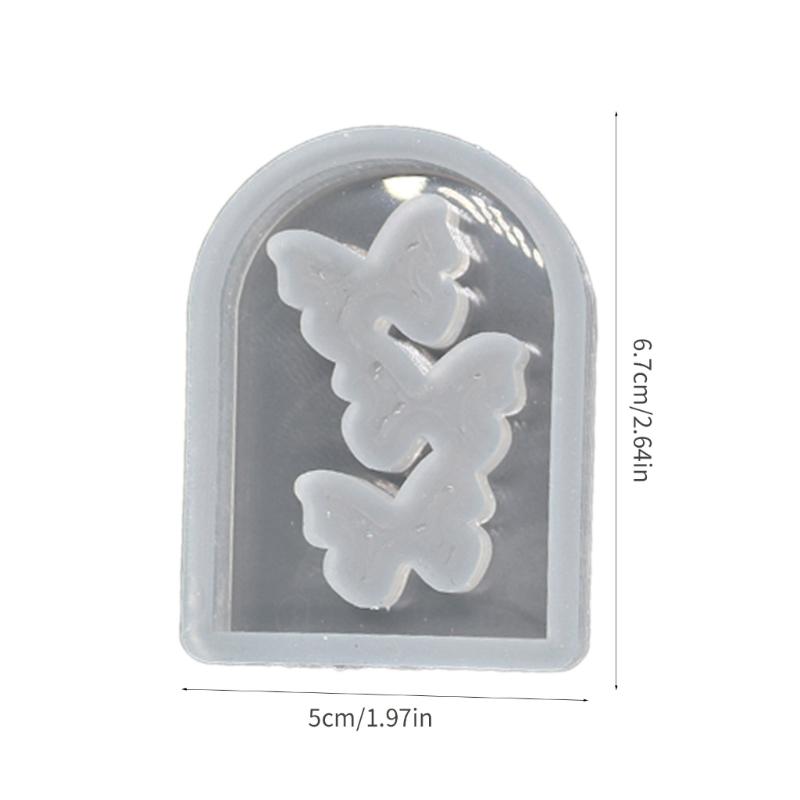High Quality Liquid Silicone Mold Innovative Arched Door Quicksand Mold Perfect for DIY Crafts Keychains and Phone Cases
