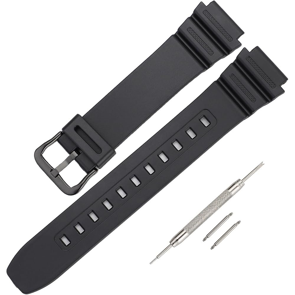 Casio Compatible Silicone Band SGW-300 SGW-400 SGW-500 MRW-200 AEQ-110W AE-1200 Compatible Watch ...