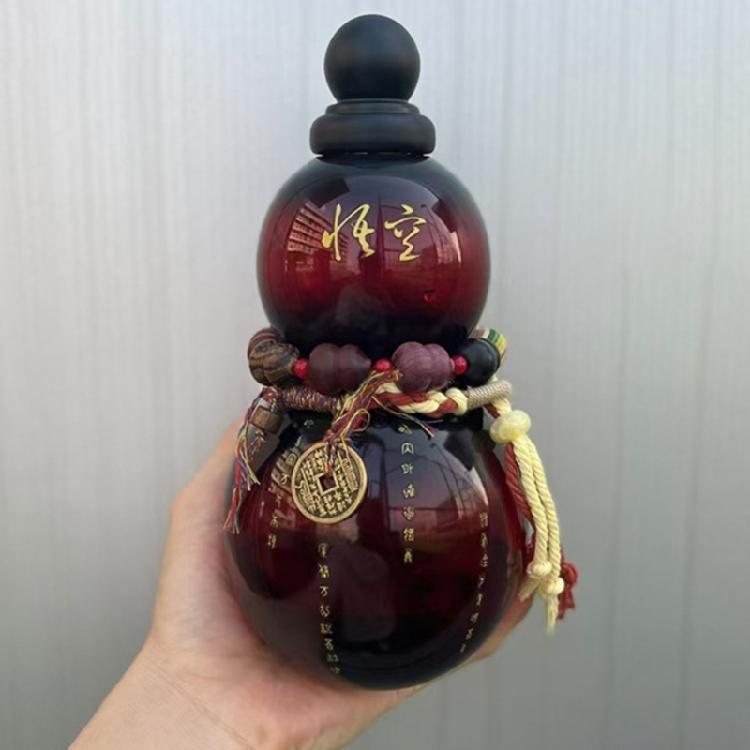 Gourd Drinking Cup Vintage Chinese Water Bottles Unique Trendy Water Cup for Students and Traveler