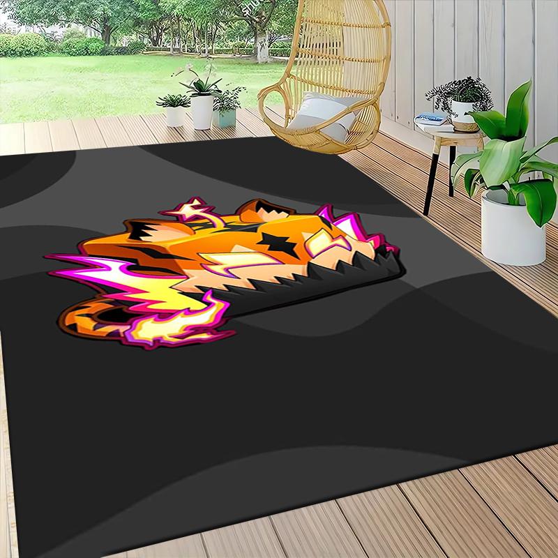 1Pc Cubes Expressions Colors Carpet Rug Customizable Soft Washable Antislip Home Living Room Sofa Mats Personalized Rug 091712