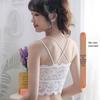 Summer Korean Lace Strapless Bandeau Camisole for Female Students