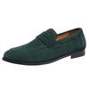 Leather shoes men's spring new lazy shoes matte leather men's casual leather shoes