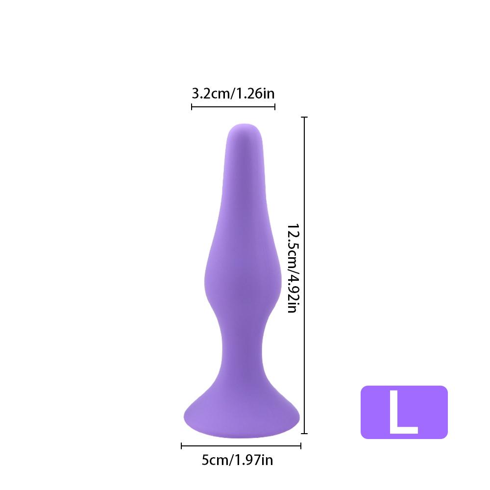 1/4PCS Soft Silicone Anus Plug Stimulator, Anal Trainer, Prostate Massager, Unisex Adult Sex Toys, Sex Toys Games