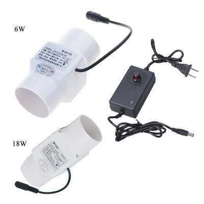 AC100-240V 2 inch Pijp Afzuigventilator Ventilatieopening Luchtafzuiger voor Kweektent Keuken Garage Honden Dierenhuis Toilet
