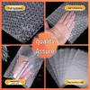 Clear Shockproof Double-Sided Bubble Wrap with Thick Foam Slices
