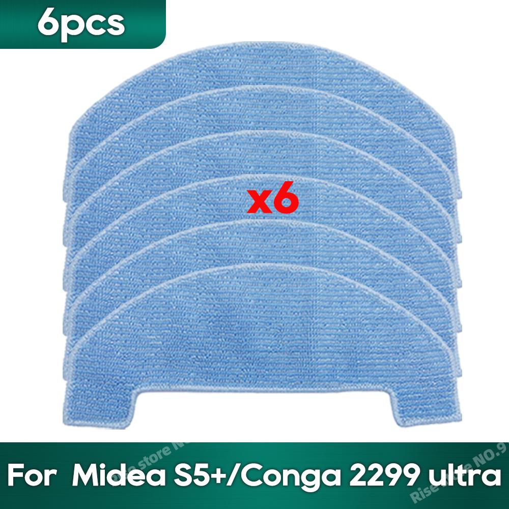 

Fit for Midea S5 Plus, Conga 2299 Ultra Home X-Treme Genesis Vacuum Accessories Dust Bag Hepa Filter Roller Side Brush Mop