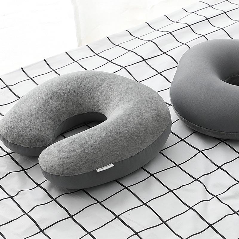 Foam Particle U-Shaped Travel Neck Pillow with Logo Printing
