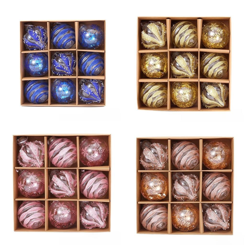 Palline di Natale con Design Elegante per Decorazioni Festive e Regali