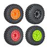 4Pcs 112mm 1/8 1/10 Short Course Truck Tire Tyre with 12mm 14mm 17mm Wheel Hex for Traxxas Slash ARRMA SENTON HSP HPI RC Car