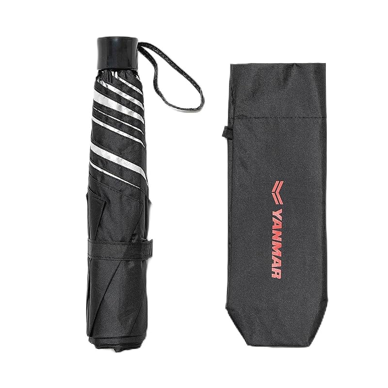 

yanmar FLYING-Y folding umbrella black For both rain and shine umbrella parasol