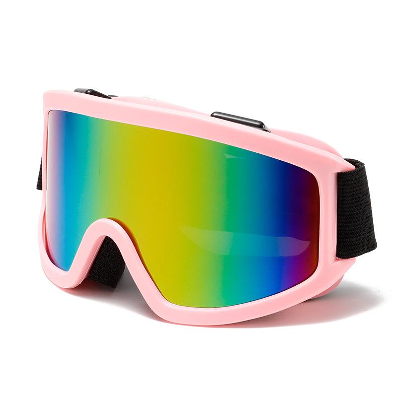 Anti-Fog Large Frame Ski and Mountaineering Goggles - Windproof, Sandproof, Universal Fit