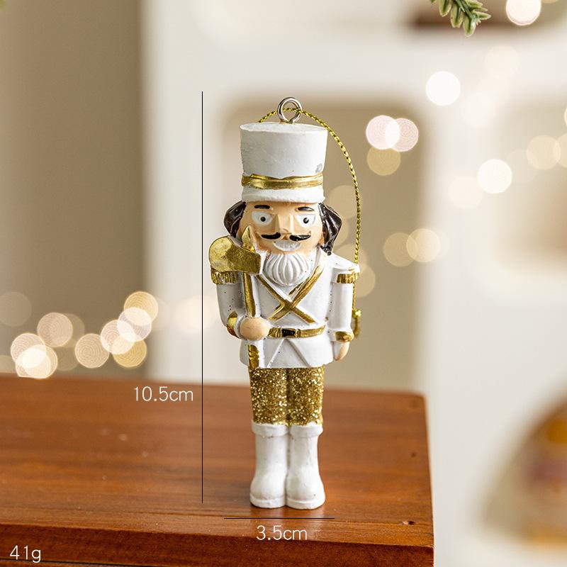 New Nutcracker Puppet Soldier Ornament Doll Merry Christmas Decoration Creative Gift Wooden Handicrafts Desktop Cute Ornament