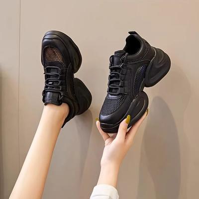Explosion Platform Daddy Shoes Women Spring New Fashion All-match Mesh Breathable Sports Casual Shoes