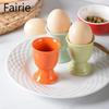 Ceramic Egg Cup Holders Candy Color Creative Serving Cups For Kitchen Egg Holder Cup Breakfast Banquet Eggs Supplies Fairie