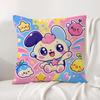 Character Tamagotchi Cushion Cover Natural Linen Pillowcase Set AllinOne Decor Cushion Cover for Sofa Bedroom Chair