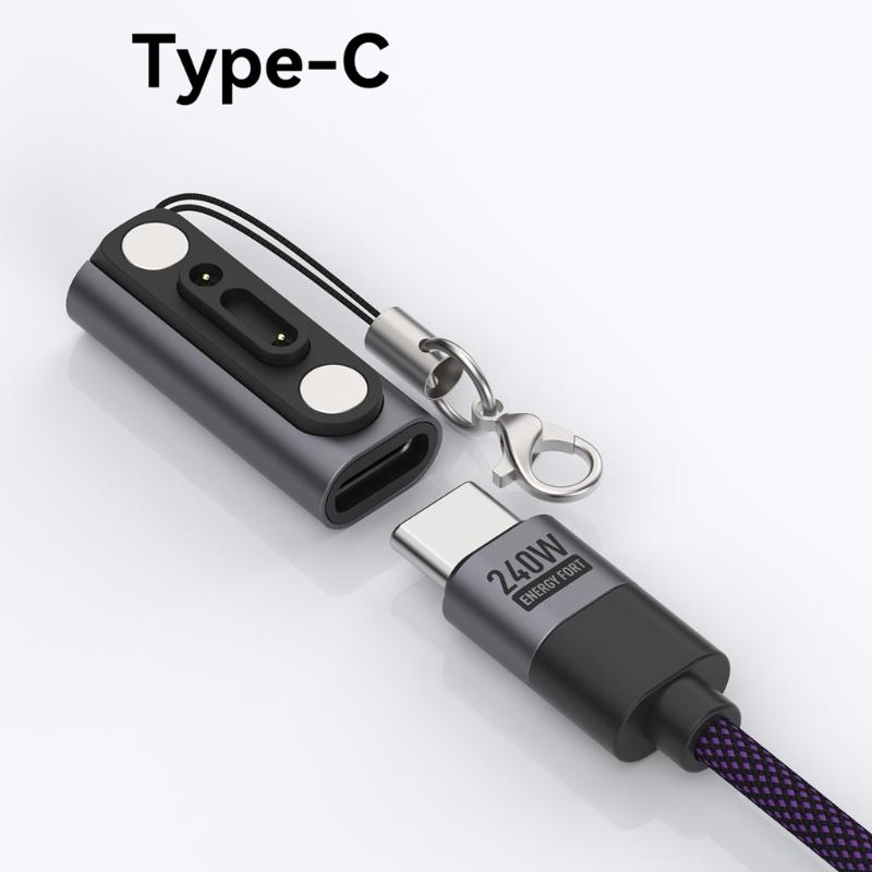 Portable Magnetic Link Includes Lanyard For 2S/4/4X/5C/6/6X/6C/7/C7A/U1 Childrens Smartwatch Water Resistant Dustproof Simple Pairing Technology