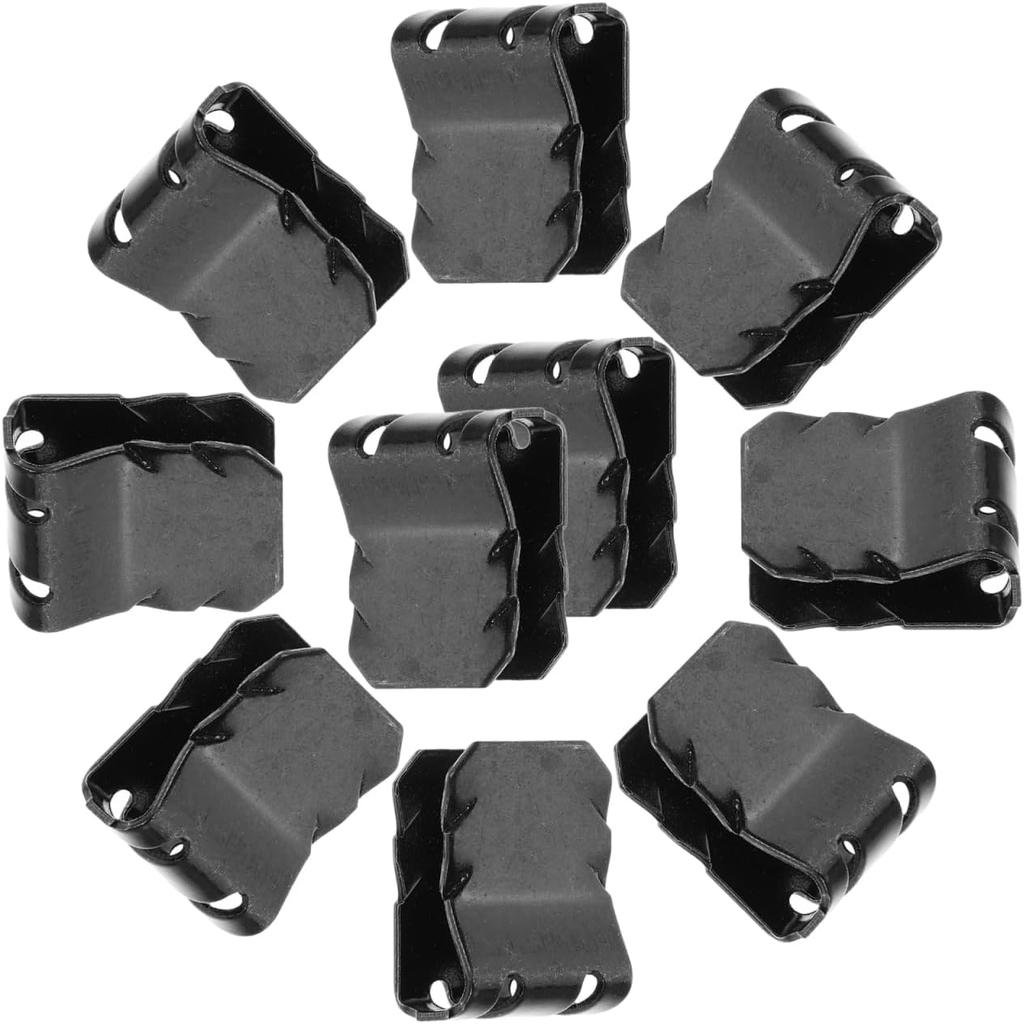 Gatuida 10pcs Clips Automotive Clips Nuts Clips Metal Retainer Clips for Car Engine Hood Support Rod and