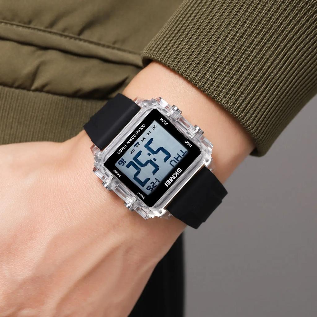 SKMEI 2320 Men Sports LED Watch Top Luxury Electronic Fashion Brand Waterproof Wristwatch Men's Digital Movement Male Watches