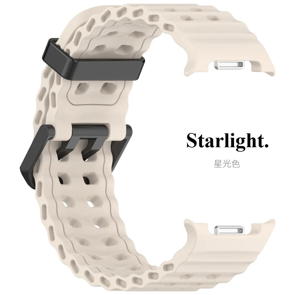 Cinturino Marine per Samsung Galaxy Watch 8 Classic 46mm Cinturino Sportivo in Silicone per Galaxy Watch 8 40mm 44mm Accessori Cinturino Braccialetto