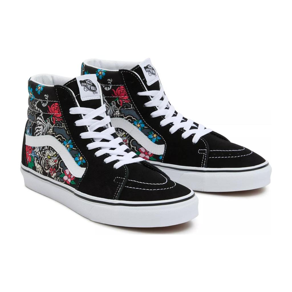 Vans Sk8-Hi Tiger Floral Unisex Sneakers Black Multi True-White VN000BW76GL