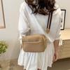 Nuova Borsa a Tracolla Multi-strato Donna Colore Unico Borsa a Spalla con Cinturino Largo in Pelle PU Vintage