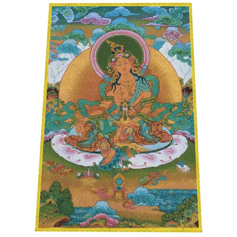 

Танка буддийская картина 60*90 см, вышитая на ткани