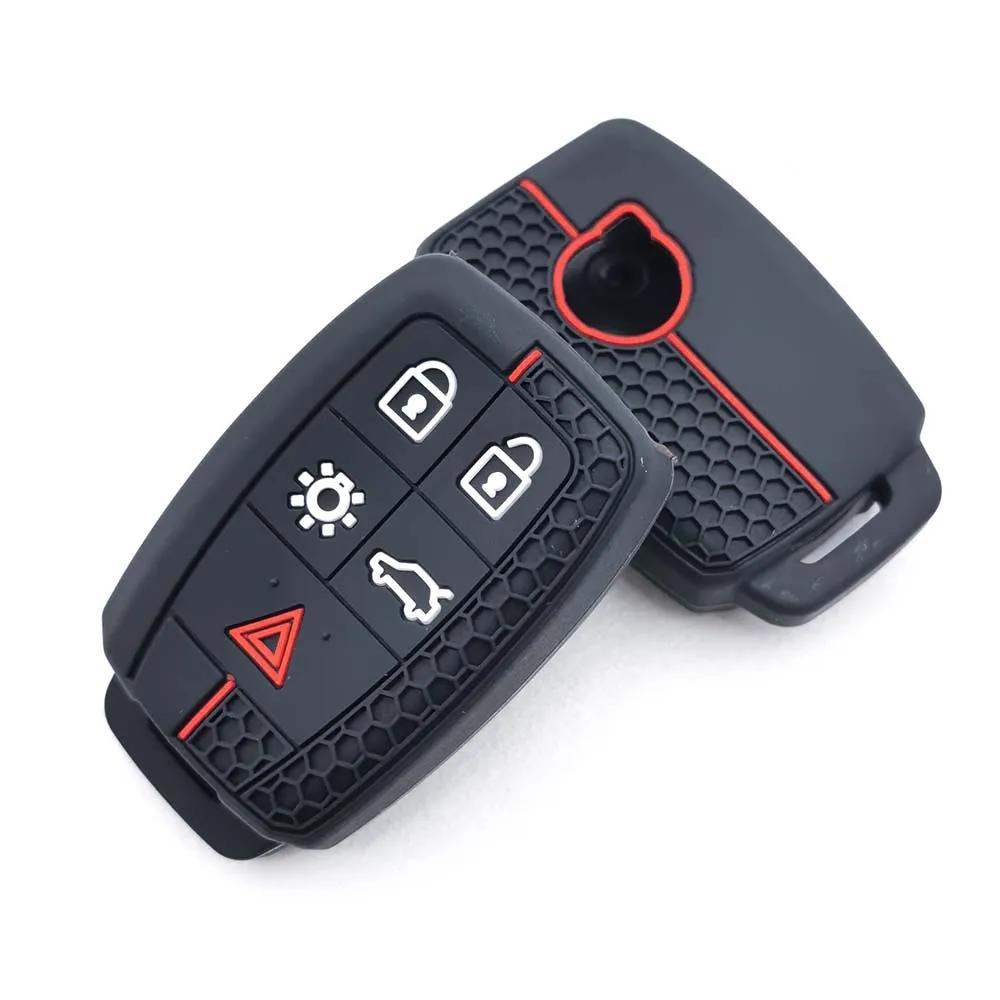 Elegante Custodia Protettiva in Silicone per Portachiavi per Volvo C30 C70 S40 V40 V50 2008 2009 2010 2011 5 Pulsanti Guscio Accessori