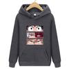 Langermet for menn og kvinner Uformell mote gensere Japansk tegneserie løs hettegenser Komfortabel kreativitet Streetwear