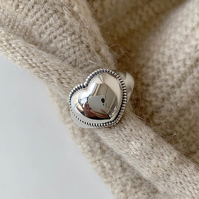 Кольцо-цепочка в модном стиле интернет-знаменитости ретро холодный ветер открывающееся регулируемое индексный палец любви мода индивидуальность