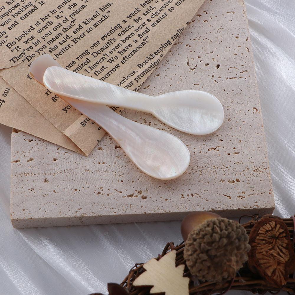 Seashells Conch Natural Teaspoon Stirring Tool Coffee Scoop Caviar Spoons