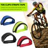 2 correas para pedales de bicicleta con cinta de sujeción, resistentes al desgaste, ultraligeras, ajustables, antideslizantes, universales, correas para pies de bicicleta, accesorio para ciclismo