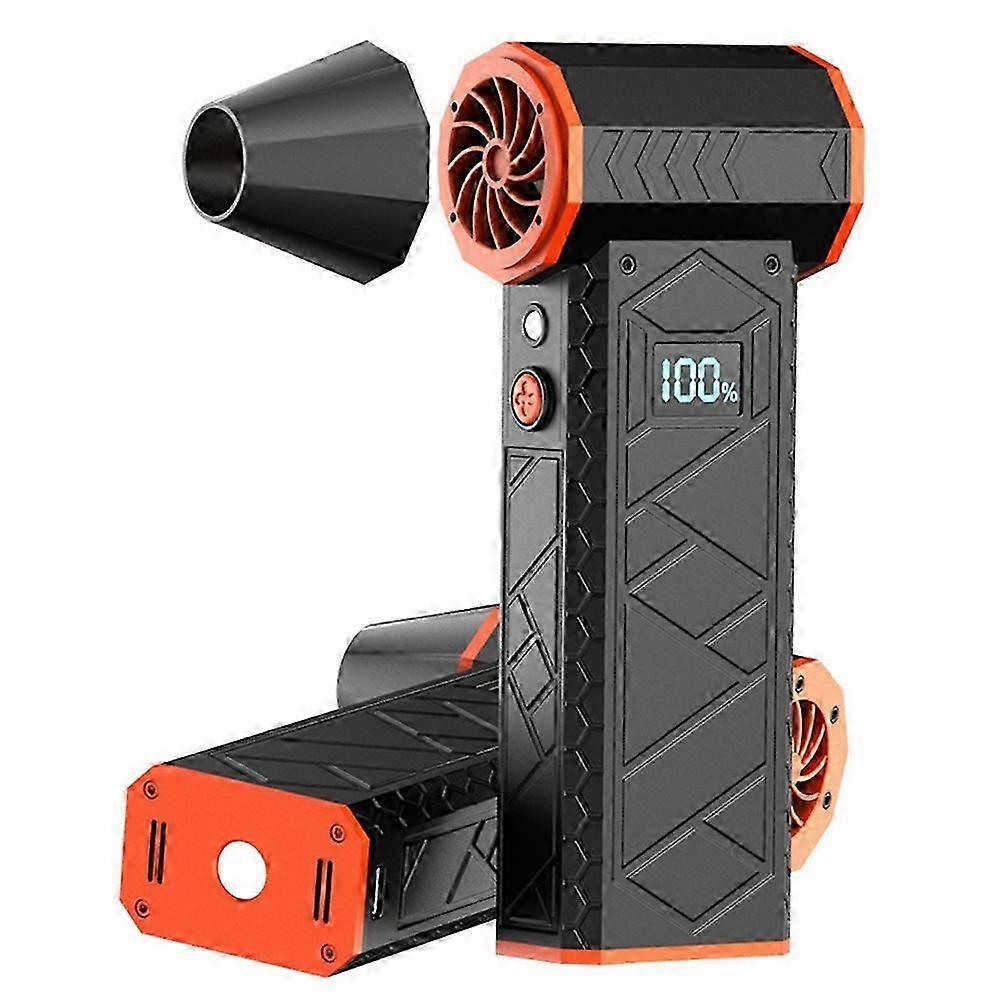 2026 Geeigneter Mini-Lüfter, 130000 U/min Mini-Luftgebläse Handheld Elektrischer Bürstenloser Motor Starkes Gebläse 3 Windgeschwindigkeiten Industriell,B