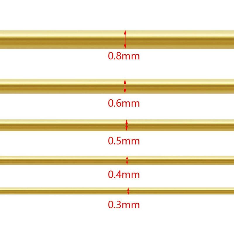 0.3-1.0mm Jewelry Copper Wire Tarnish Resistant Jewelry Beading Wire for Bracelet Necklaces Craft Jewelry Making Supplies