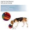 Round Spherical Snuffle Ball Plush Fleece Pet Puzzle Ball Enrichment Ball  Indoor Daily Play