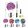 Racket Racquet Comfortable Grip Paddle Tennis with Tape for Games Sports Party Outdoor