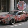Rust Camo Film Waterproof Car Tuning Accessories Auto Bubble-free Camouflage Car Wrapping Sticker Vehicle Decoration Auto Foil