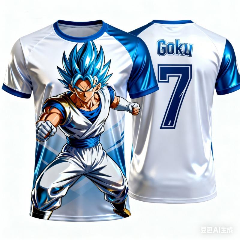 Summer 2026 One Piece Luffy's "Onijima Form" 3D Football Themed Breathable T-shirt Adult Parent-child Top