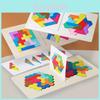 Hölzernes Zwei-Spieler-Puzzle-Brettspiel für Kinder, lehrreiche Familienaktivität