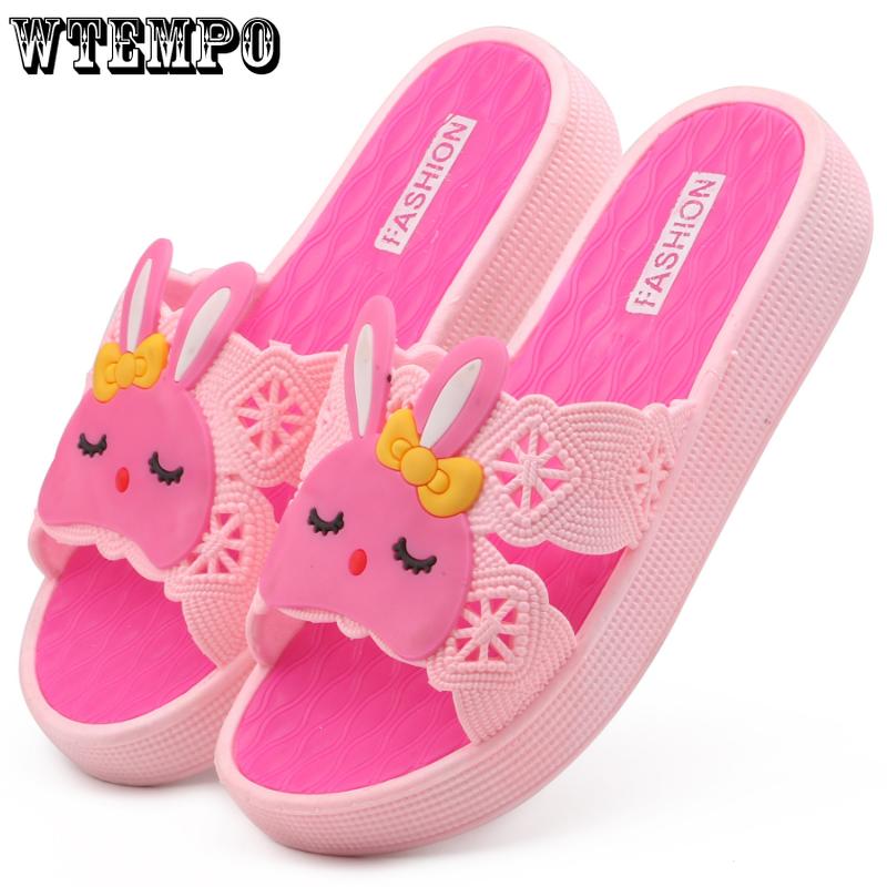Unisex Slippers Women's Cute Slippers Summer New Cartoon Upper Home Bathroom Outdoor Slippers Non-slip Soft Bottom Thick Bottom Shoes