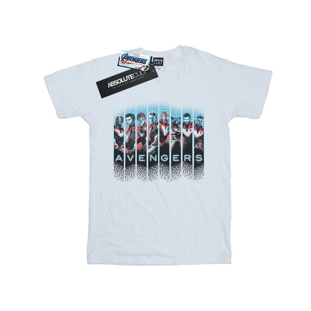 Marvel Womens/Ladies Avengers Endgame Team Tech Assemble Cotton Boyfriend T-Shirt