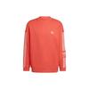 adidas Originals Sports Casual Crew Neck Pullover Breathable Long Sleeve Sweatshirt Unisex Sweatshirt Orange HC1996