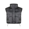 Internet celebrities winter new niche models gypsy rhinestones hot diamonds dark babes cotton-padded vest vest vest
