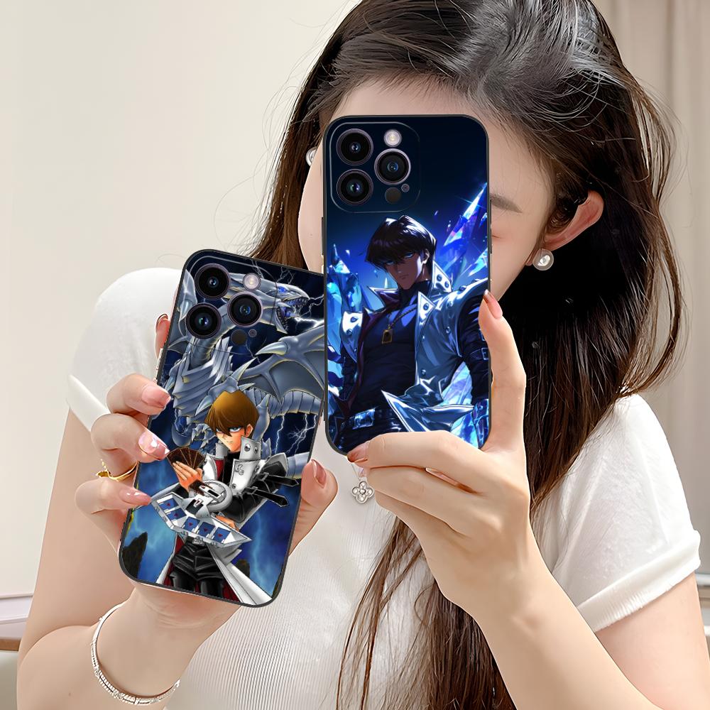 Yugioh Seto Kaiba Phone Case for iPhone 17 16 15 14 13 12 11 X XR XS 8 7 Air Pro Max Plus Mini Soft TPU Shockproof Cover